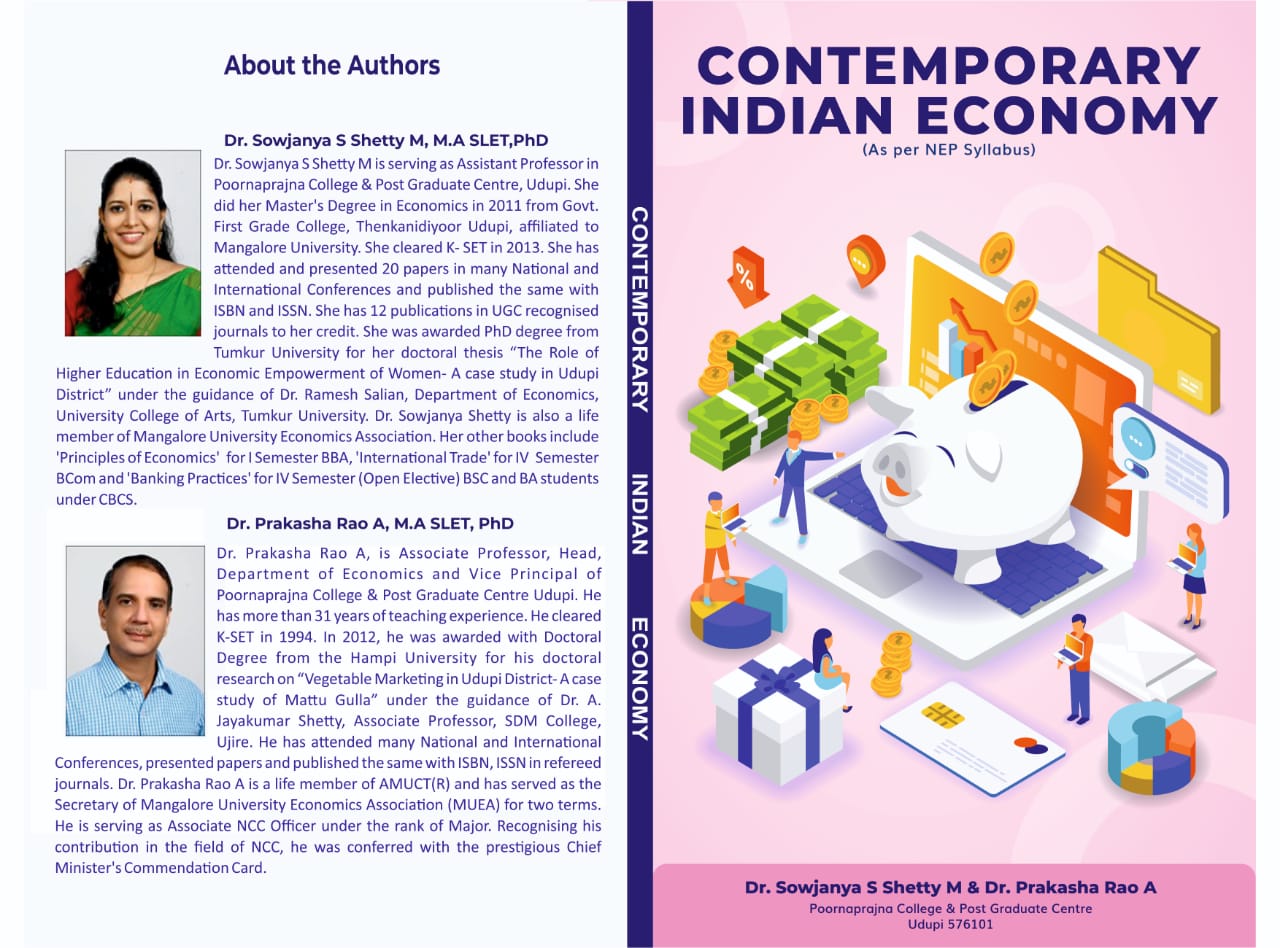 Contemporary Indian Economy for NEP Syllabus book made