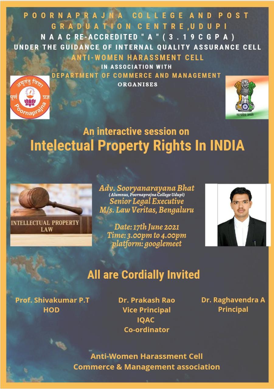 An Interactive Session on Intellectual Property Rights in India