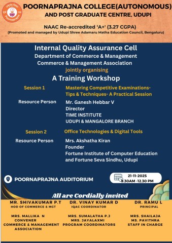 A Training Workshop