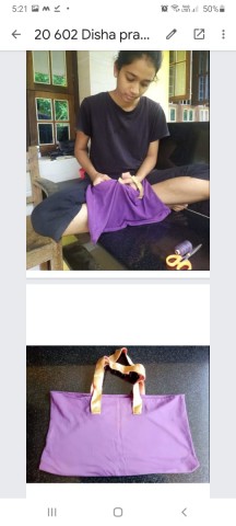 weekly task Topic Best out of waste stitching  environment