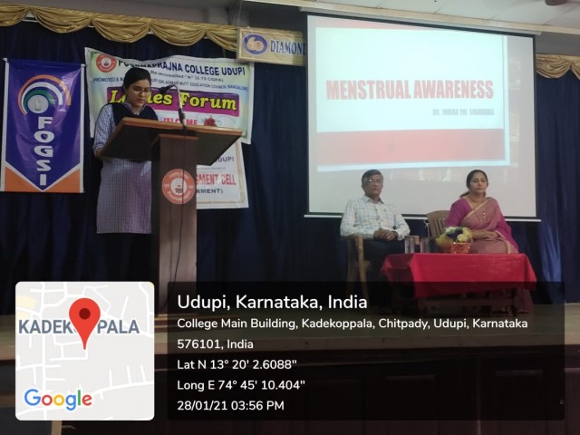 Guest Talk on Menstrual Problems and Smart Remedies